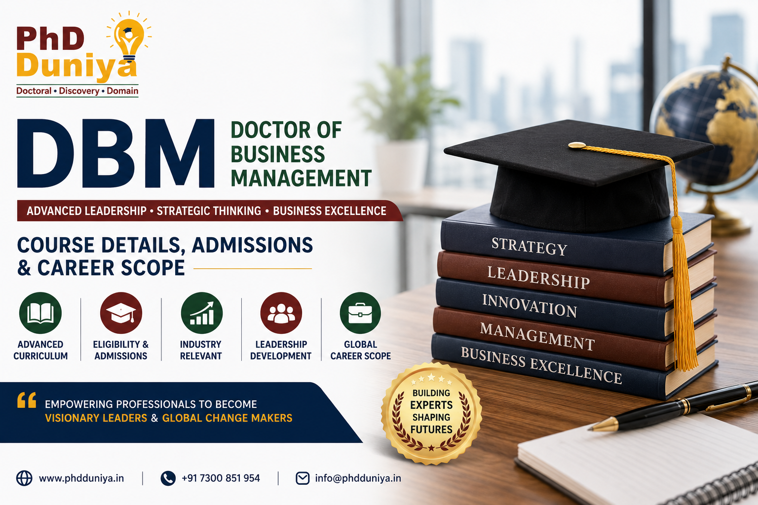 DBM (Doctor of Business Management): Course Details, Admissions & Career Scope