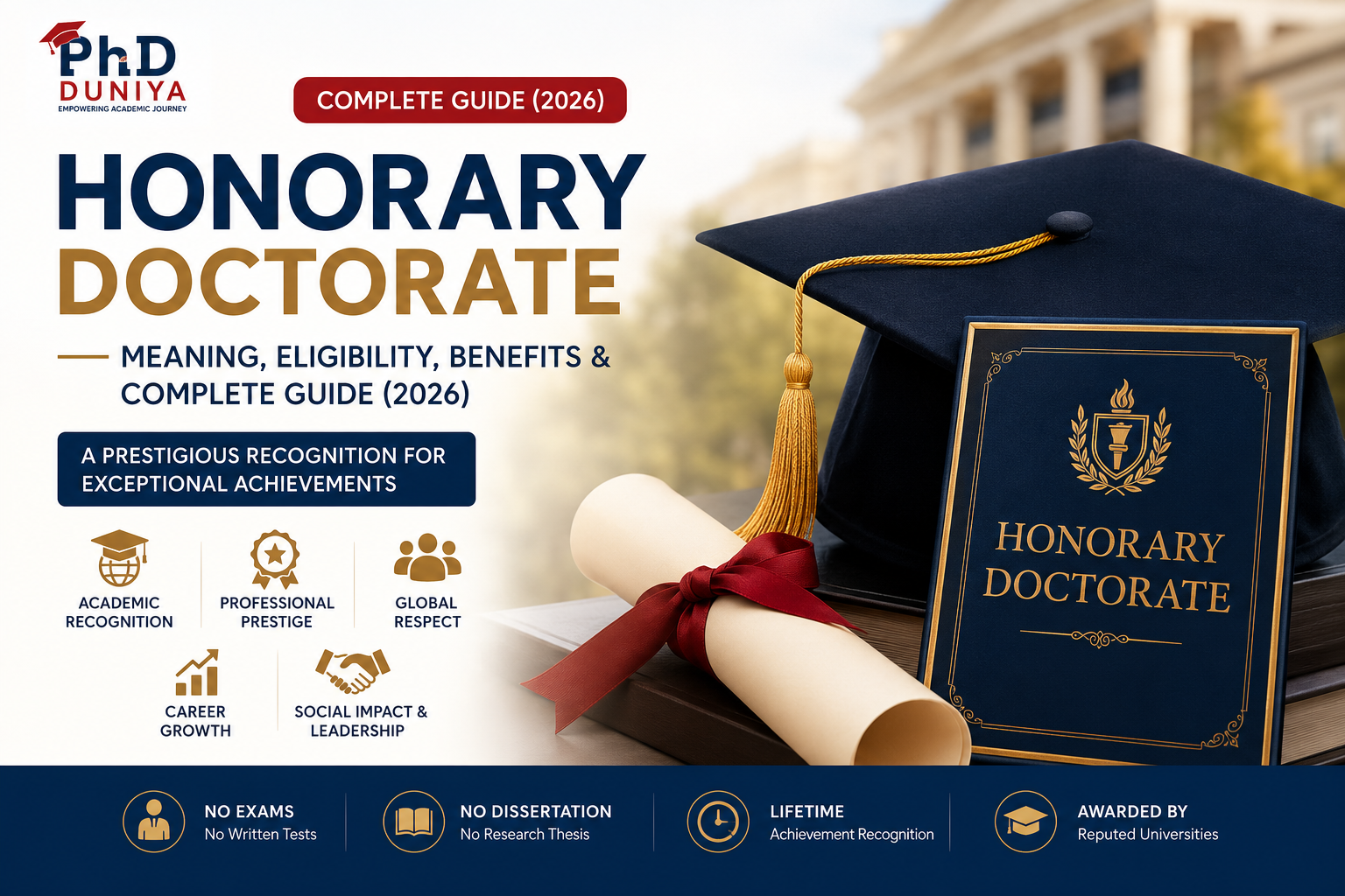 Honorary Doctorate: Meaning, Eligibility, Benefits & Complete Guide (2026)